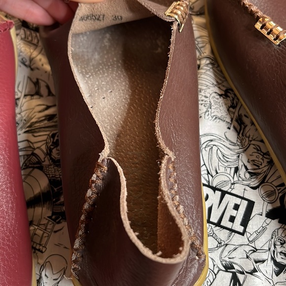 2 pair of leather shoes size small 39 - Picture 5 of 7